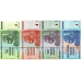 (385) Zimbabwe P88, P89, P90, P91 - 10,20,50 & 100 Trilion Dollars Year 2008 (Set of 4 Notes)
